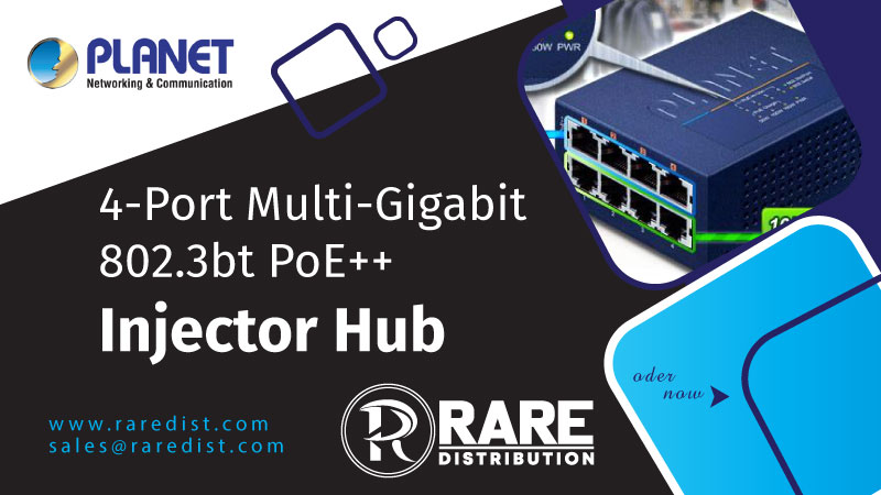 RareDist's tweet photo. 4-Port Multi-Gigabit 802.3bt PoE++ Injector Hub
#raredistribution #raredist #rare #omanproject #kuwaitprojects #planet #GCC #MiddleEastNorthAfrica #qatar #middleeast #cairo #InjectorHub #Injector #4Port #UTPcables #Gigabit #mediaconverters #egypt #menaprojects #PLANETSolution https://t.co/owtP3nUtbT