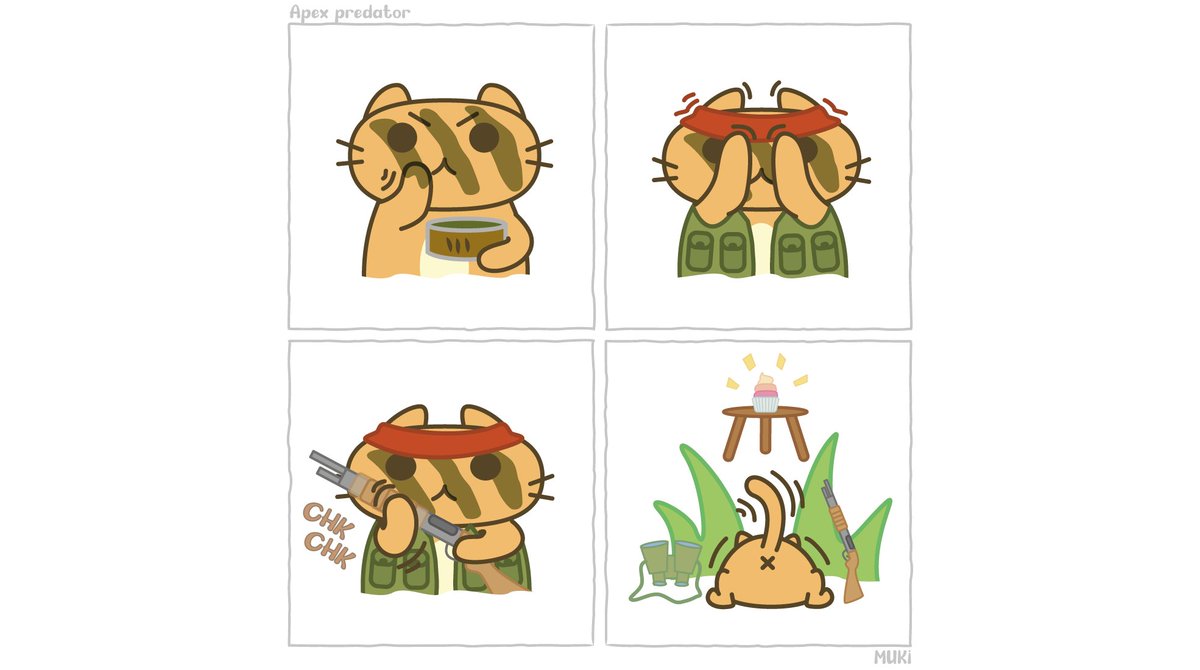 cat_muki's tweet photo. Time to hunt... 

#cat #muki #Commando #comic #kawaii https://t.co/mDMRSS3TQ0
