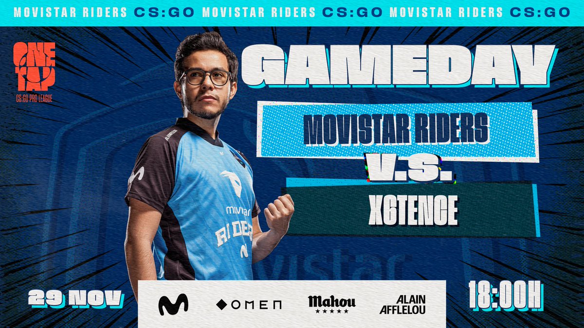 MovistarKOINOW's tweet photo. ¡El día ha llegado!🎺🎺
Debemos luchar contra la invasión alienígena que amenaza con hacerse con la @OneTapLeague Parada 6.👽
🕕| 18:00h
🆚| @x6tence
📺| https://t.co/AVOQ1no3J3
#SomosMovistarRiders #OneTap6 https://t.co/PD0EiBL1nD