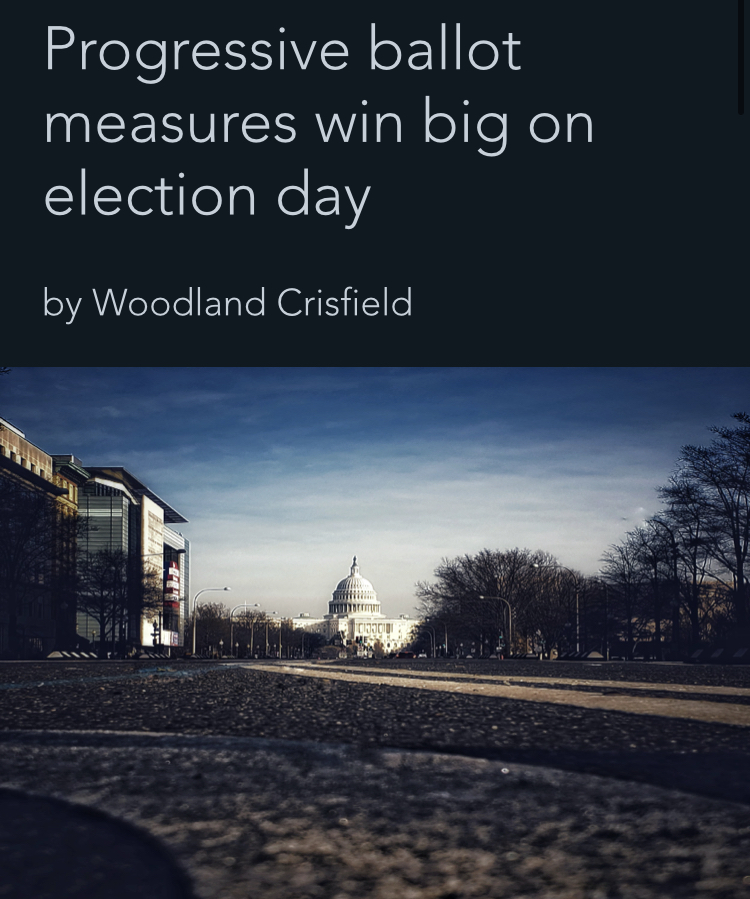 redandblacknhs's tweet photo. Progressive ballot measures win big on election day, by junior Woodland C.

https://t.co/CkZiCV0U1k https://t.co/BhdiiNuZdw