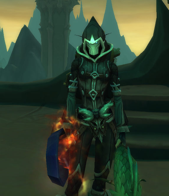 Tricktraphunter's tweet photo. Got this cool helm the other day on my monk so I decided to mog around it. https://t.co/2nHCxad1dw