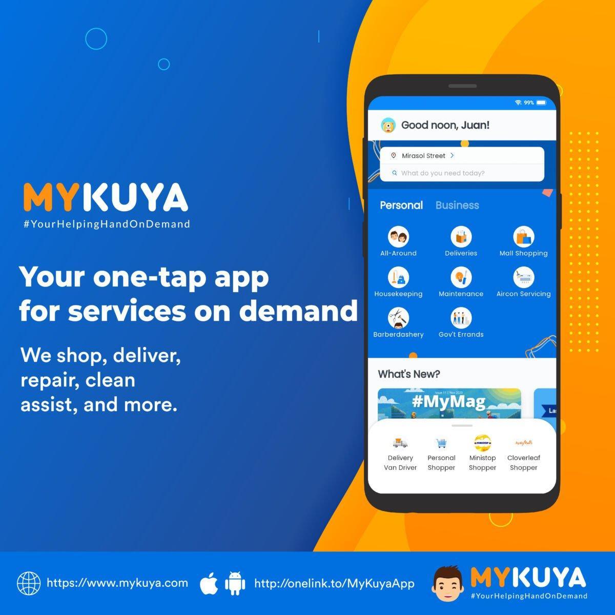 MyKuya 5.0 update expands on-demand services for all | Gadgets Magazine gadgetsmagazine.com.ph/technology/app…