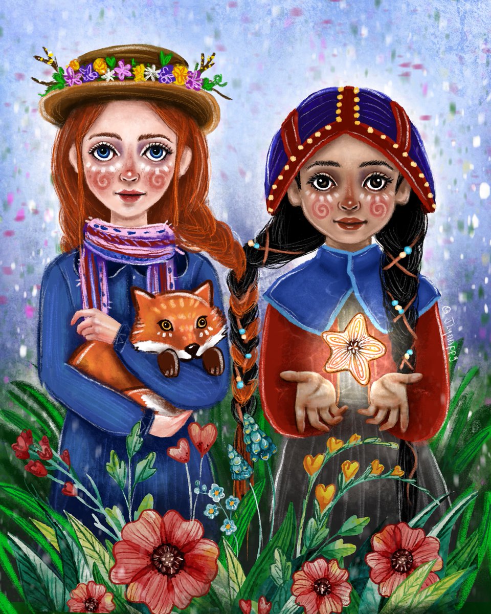 Kindered Spirit🌻✨ #annewithane <a href="/netflix/">Netflix</a> <a href="/AnneWithAnE/">Anne with an "E"</a> #digitalillustration #fanart #dreamers <a href="/AmybethMcnulty/">Amybeth</a>