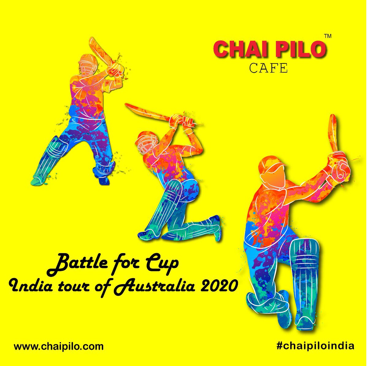 chaipiloindia's tweet photo. #kheloindia #indiatourofaustralia2020 #circket #sachintendulkar #rahuldravid #msdhoni #chaipiloindia #chaipilo #battleforcup #india #australia #jaipur #rajasthan #mansarovar_jaipur #teacafe #cafe https://t.co/vNJd5r2OFb