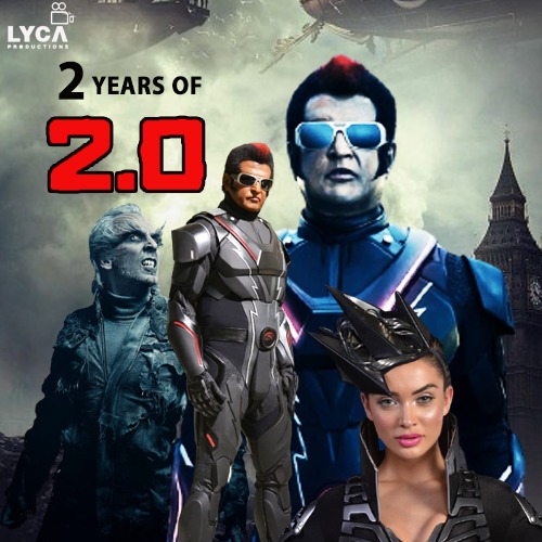 #2YearsOfIndustryHit2Point0

@2Point0movie #2point0  #Superstar @rajinikanth @akshaykumar @shankarshanmugh @arrahman @LycaProductions  @iamAmyJackson #NiravShah @editoranthony @resulp @madhankarky @diamondbabu4 @RIAZtheboss