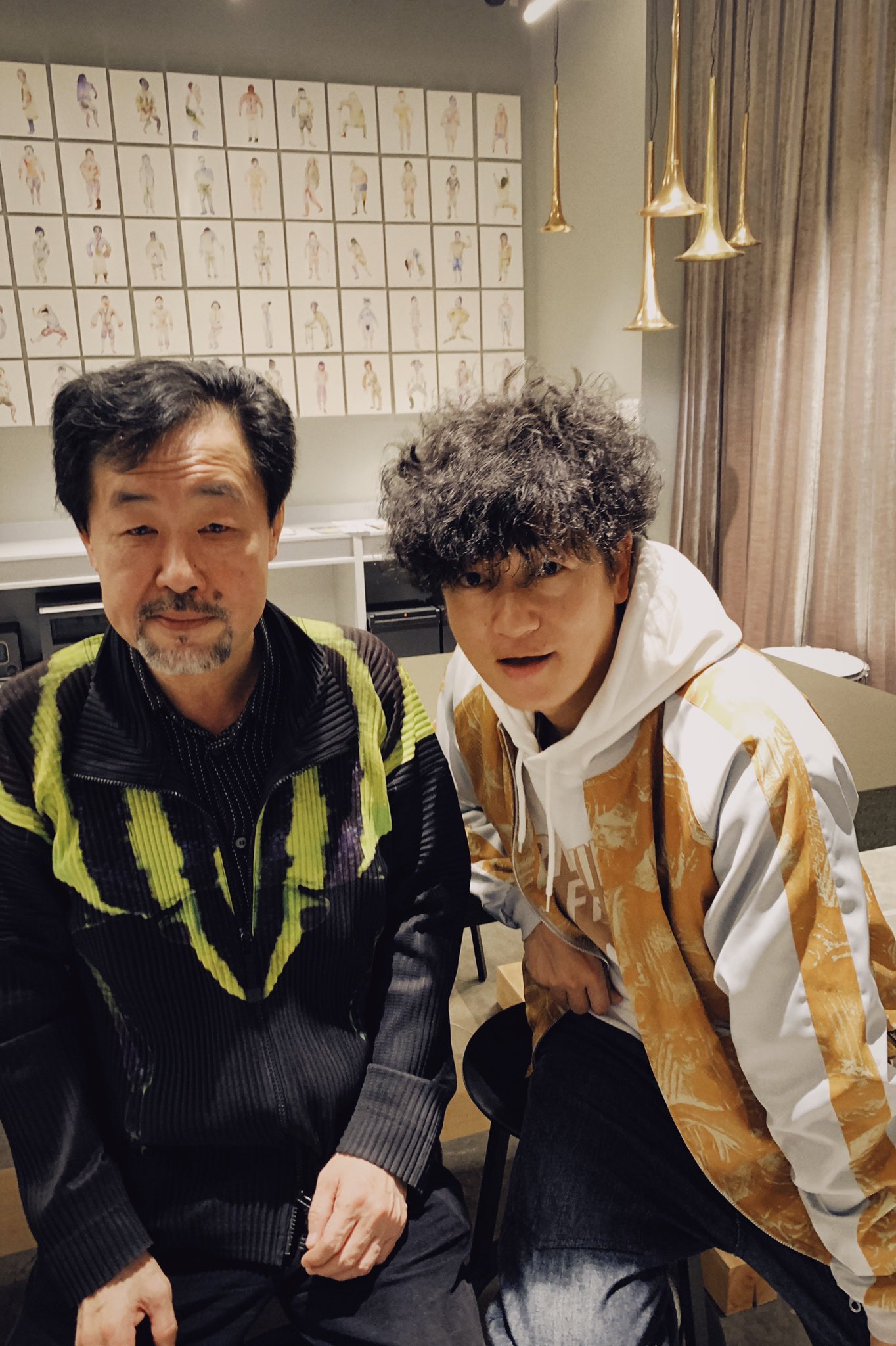 井浦 新 Arata Iura 今日は団長と 日本美術応援団 日本美術応援団団長 日本美術応援団団員3号 山下裕二 先生 T Co Skhpxeqk5x Twitter