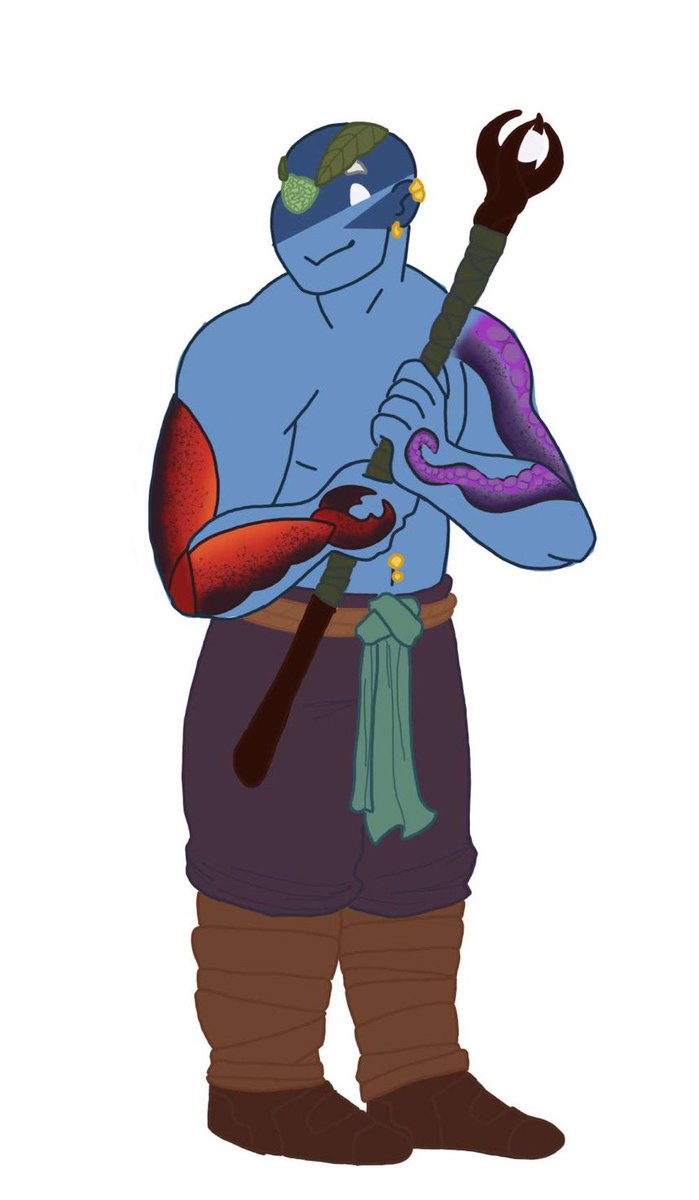 AustinsMinis's tweet photo. @camicattweets This is Broncon, my Goliath warlock who serves a kraken as his lurker of the deep patron. He also travels with his twin sister, a paladin named Bitkith https://t.co/9ZjFIpjyei