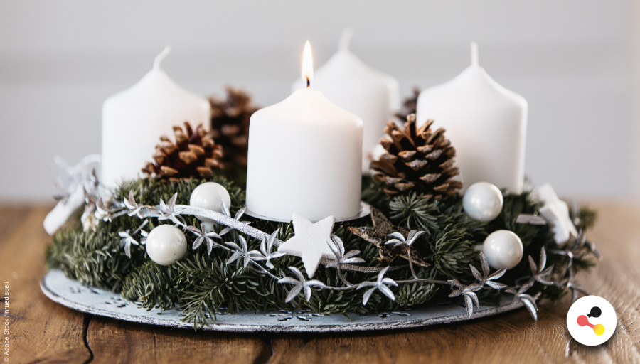 🕯✨🎄 It's the first #Advent! In #Germany it's tradition to light the first candle on the #Adventwreath today. Every Advent Sunday until #Christmas, a candle is now lit until all four are shining brightly.
How are you counting the days until #Christmas2020?