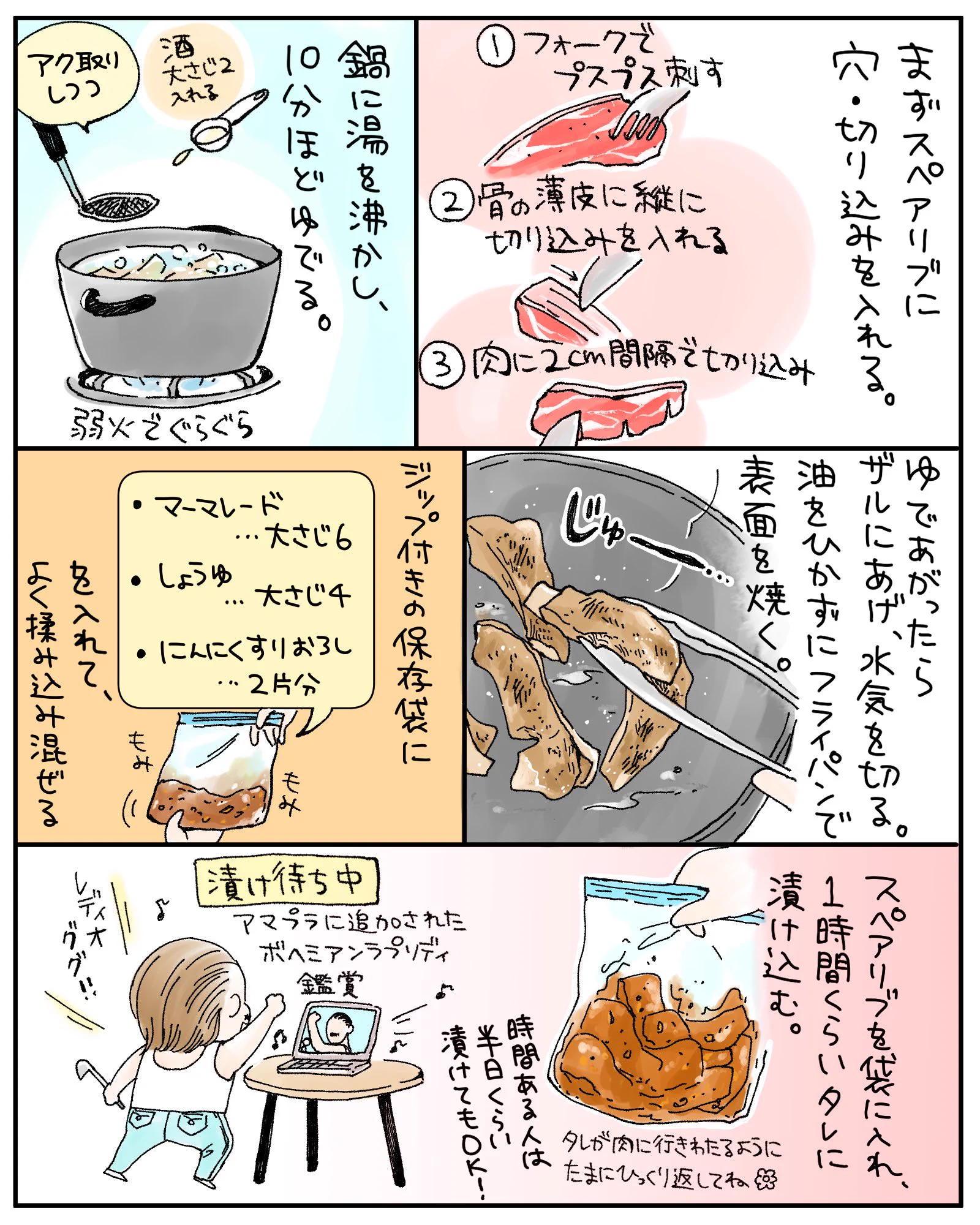 柔らかくてジューシーな仕上がりになる？！スペアリブを使った絶品料理の作り方！