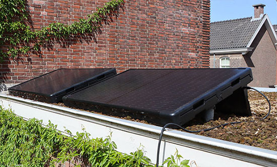 IGreenSpot on X: Supersola Plug-and-Play Solar Panel System with Modular  and Portable Design -   / X