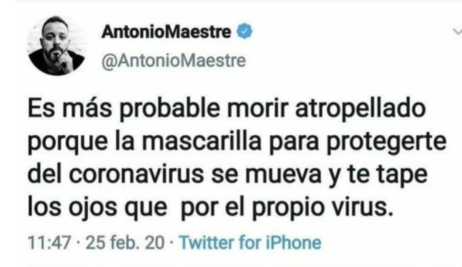 DanzaSancho's tweet photo. .
Dentro de 100 años, se recordarán las grandes citas de Antonio Maestre, como hoy lo hacemos con Winston Churchill o Nietzsche. https://t.co/0bahbiGw3y