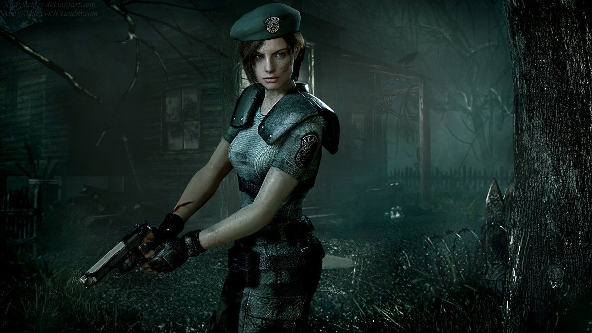 Mechanicalqueen's tweet photo. A thread of my favorite characters across video games: 
Starting with the best leading lady herself, Jill Valentine ♥ 
#REBHFun #JillValentine https://t.co/QTLjRKpp5O