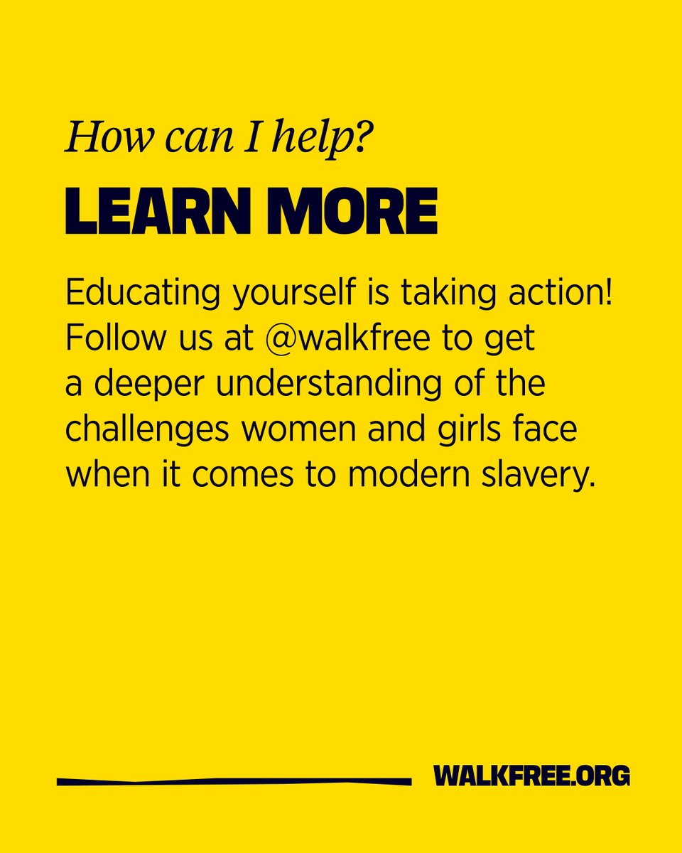 WalkFree's tweet photo. How can I help to end modern slavery?
📣 Ask questions
💵 Vote with your dollar
🧑🤝🧑 Lend your voice to the voiceless
📰 Learn more
#StackedOdds https://t.co/frSVJOxpQr