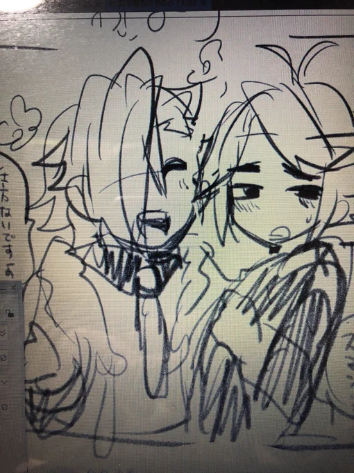 当時これなんのペンで描いてたの?鉛筆? 