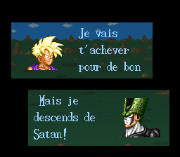OssOraGenki's tweet photo. En attendant plus dans la vidéo spécialement dédiée à ce merveilleux jeux, toujours en réa, voici quelques pépites de la VF de #DragonBallZ Super Butôden
Ils avaient bien fumé quand même...

#SuperFamicom #RETROGAMING https://t.co/8jFpJGsjWk