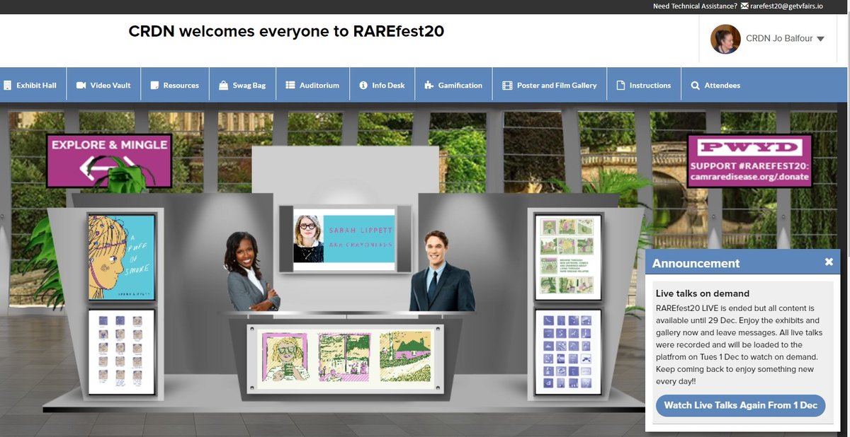 "That was such an amazing event. So well organised. So much varied content. Really, really gripping, moving, exciting, inspiring, colourful, insightful & a million other thoughts & feelings!" #RAREfest20 keeps on giving. Open for 30 days. Live talks available on demand on 1 Dec!! https://t.co/OvguB4zb06