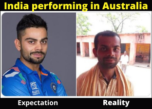 sumitsharmaIND's tweet photo. Indian team under Kohli captaincy. I think it's not Indian Cricket team. It's International RCB team. Why Rohit Sharma is not in Indian team? 
#AUSvIND #indvsaus2020 #AustraliavsIndia #Kohli https://t.co/7TmI4jJFkn