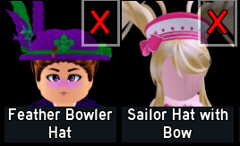 cxshmeresh's tweet photo. I found a RH Hack of mine! (Not sure if anyone did this already)
Hack 1: EH Corset + RR Corset (The RR Corset must be in 1 color)
Hack 2: Feather Bowler Hat + Sailor Hat With Bow
#royalehigh #royalehighhack #RHhack  #RHhacks #royalehighoutfits #RHoutfithack #royalehighoutfithack https://t.co/PhCG6gePWU