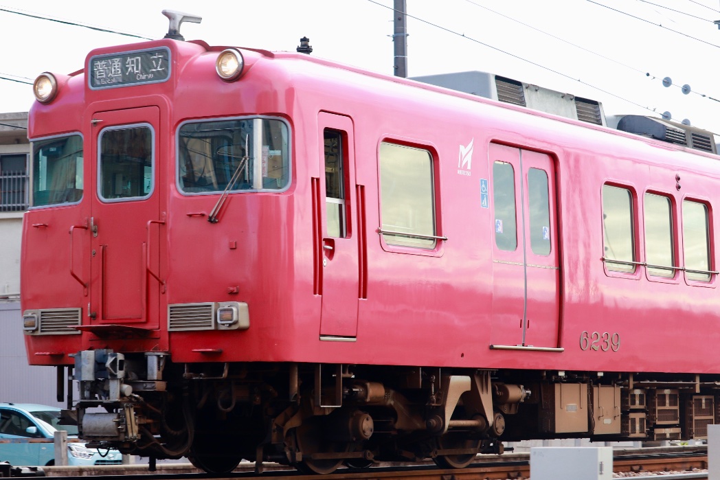 名鉄6000系　三河ワンマン 早速、お帰りなさい！] 名鉄6000系 6004F 三河ﾜﾝﾏﾝ編成 名古屋