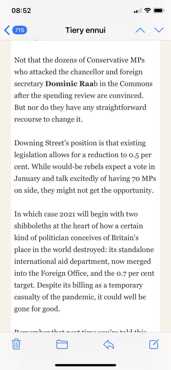  #UKAid cut rebels claim they are now around 70 in number in  @patrickkmaguire’s  @timesredbox briefing.