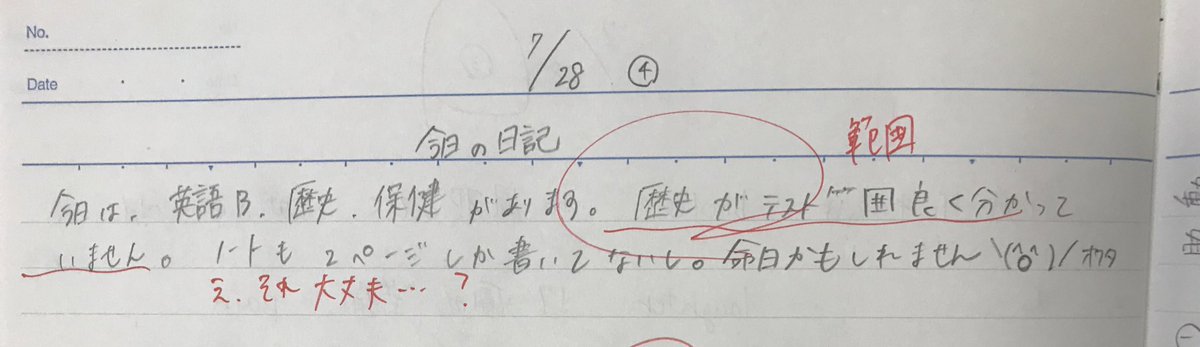 妹が毎日書く今日記(きょうき)\(^о^)/ 