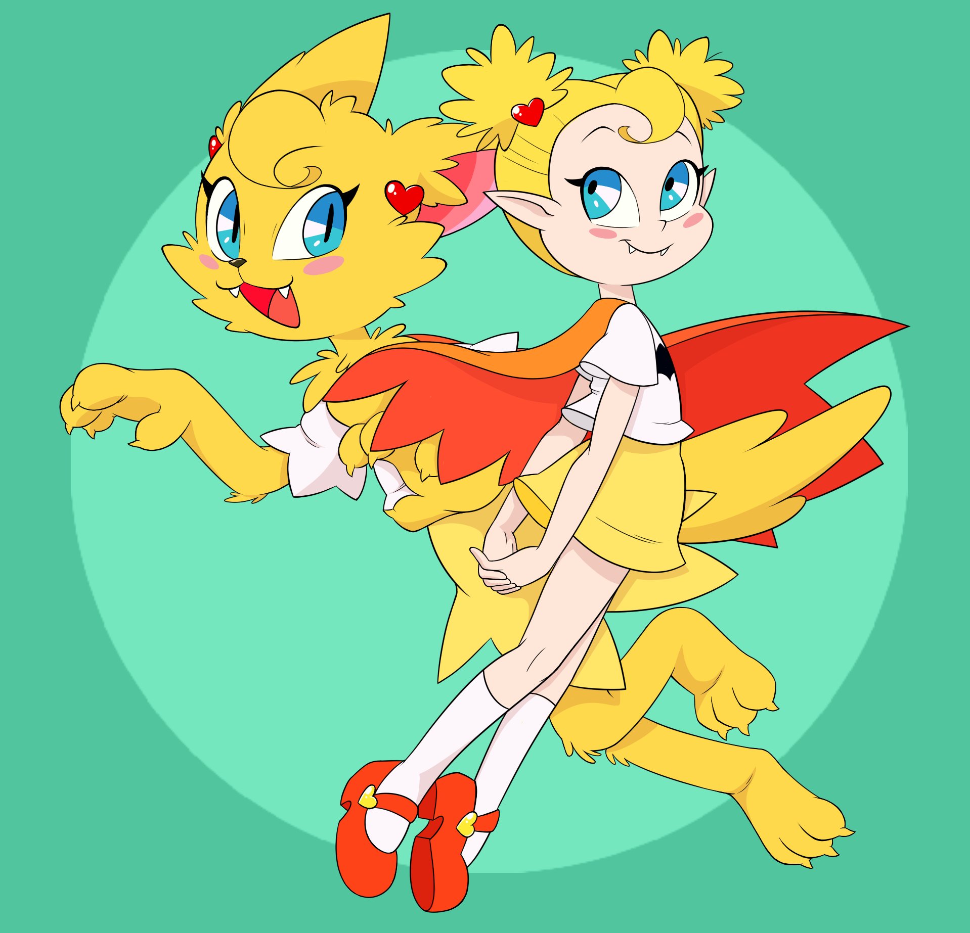 Joff Robert Sue From Vampiyan Kids With A Werewolf Form Werewolf Version Imagined By Carrudra Commission Drawn By Toonedtoons バンパイヤンキッズ T Co D646ltiwbf Twitter