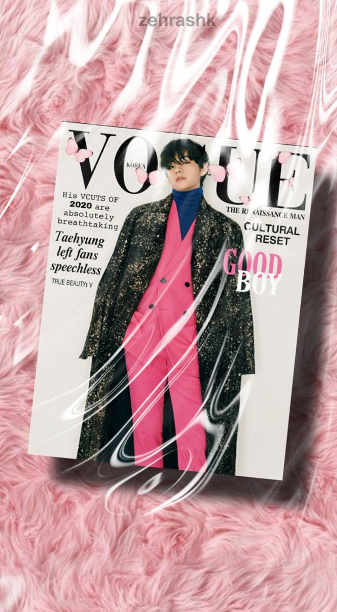 #KimTaehyung : FOR VOGUE MAGAZINE COVER💥💦🥂
I cant get over his vcuts and made one more magazine cover..hope you all like it🥺💜
#KimTaehyung #BTSV #vcut #vcut2020 #TaehyungEdit #taehyugvogue #VogueBTS #VogueChallenge #vogue