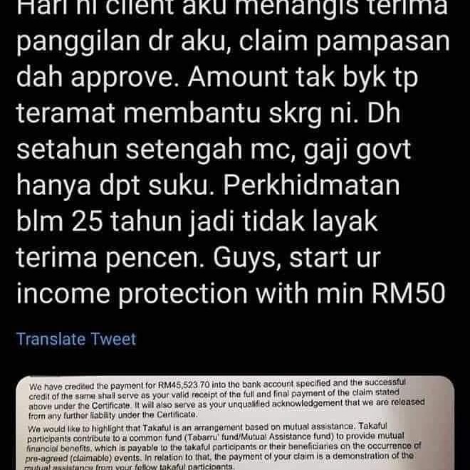 isma8079's tweet image. Tak mampu ambil yg full protection, ambil basic pun dah ok kan??

Sikit2 boleh tambah, siapa kata tak boleh??

yang penting ada KEMAHUAN.. dari takda langsungggg 🤔🤔

BETUK TAK??

❤️
#Medicalcardmampumilik
#protection
#GreatEasternTakaful