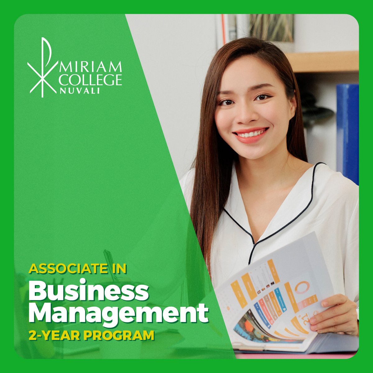 MiriamCollege's tweet image. Ready to leap to new heights? Start your new year learning more about the ins and outs of running a business with our Associate in Business Management course. Visit mc.edu.ph/business-manag… to learn more.

#MCNuvali #MCEdventure #MyNextMove