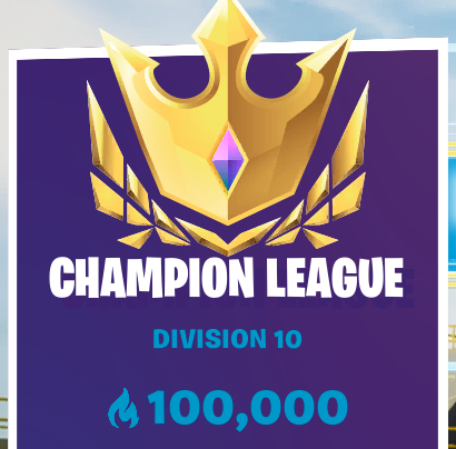 Fortnite Arena Champions League Logo