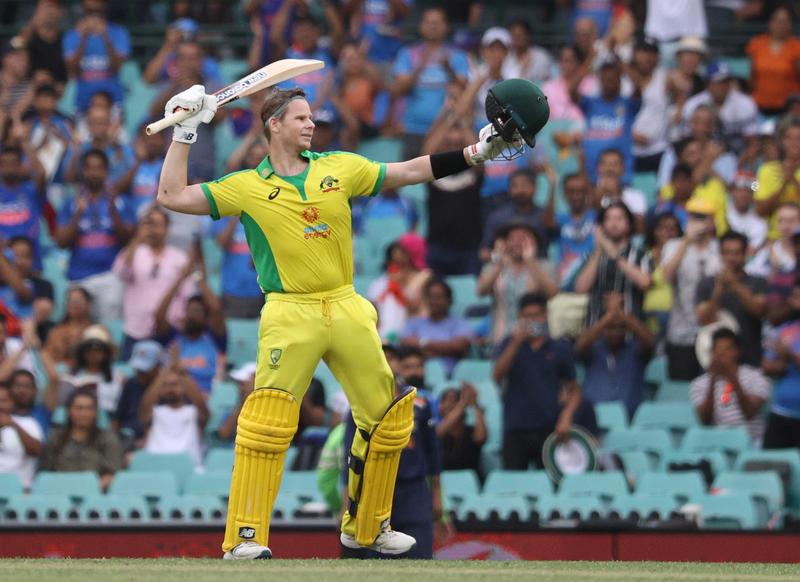 Smith hits second straight ton as Australia post 389-4 vs India https://t.co/kRODNhInLP https://t.co/p6ZjzCm870