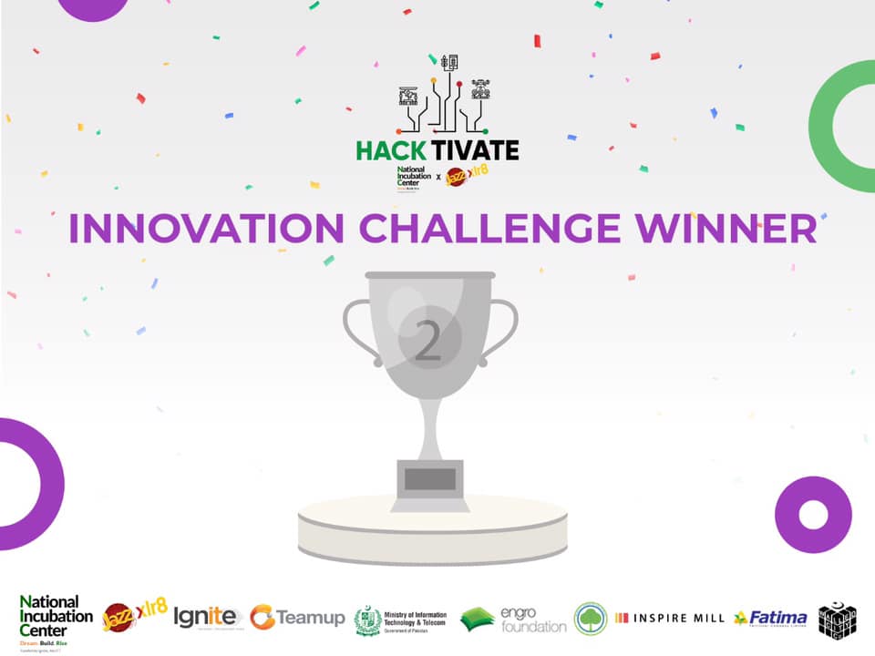 Congratulations to team Peepu for securing the 2nd position at our Hactivate 3.0 Innovation Challenge.

Peepu connects farmers directly to markets and traders.

The team is being awarded PKR 100,000.

#peepu #traders #agritrade #Agriculture #nic #AgriTech