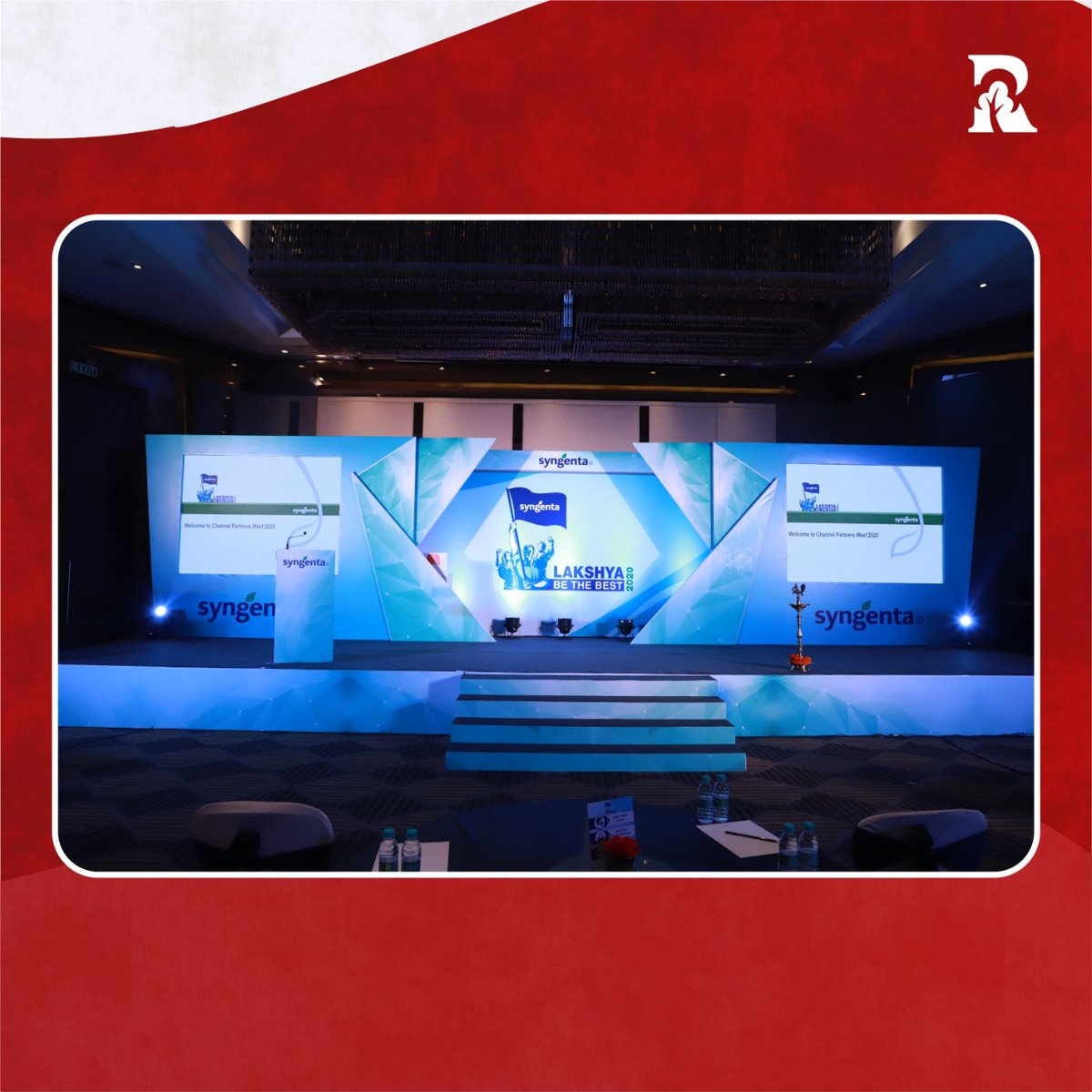Resourcesevent's tweet photo. Effectively Delivered SYNGENTA INDIA - LAKSHYA BE THE BEST 2020 EVENT held in JW Marriott Chandigarh. Here's an interesting Main Stage and Selfie Booth.
Thankyou Team @syngenta India for trusting us.
#syngenta #syngentaindia #syngentaseeds
#SyngentaResources #ResourcesEvents https://t.co/Gns6T6ARWo
