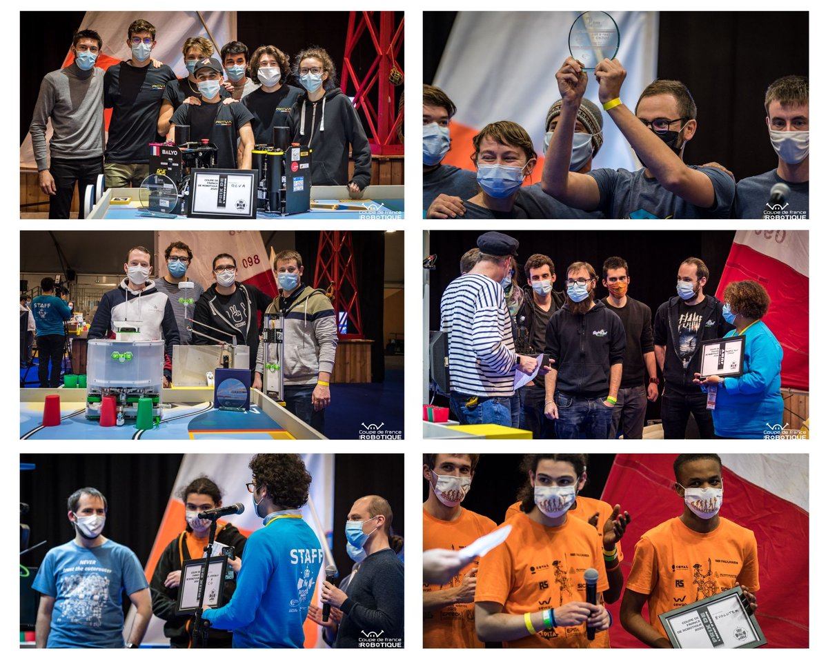 ST_France_News's tweet image. #CDR2020 – Bravo aux 3 équipes lauréates de la Coupe de France de la #Robotique et aux 251 #étudiants passionnés qui ont participé ! ST est heureux de soutenir depuis 4 ans cet événement au service de l’#innovation. @planeteSciences @couperobotique #STEMyourway