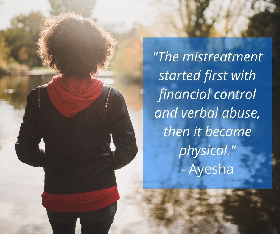 immigrationIRL's tweet photo. Ayesha was 8 months pregnant when her husband manipulated her into moving to Ireland from the UK. Once settled, the abuse began. Read her story &amp; stories from more migrant women experiencing gender-based violence as part of our #WeAreToo campaign: https://t.co/zqt9jMe2NE #16Days https://t.co/8tm5C6oLrC