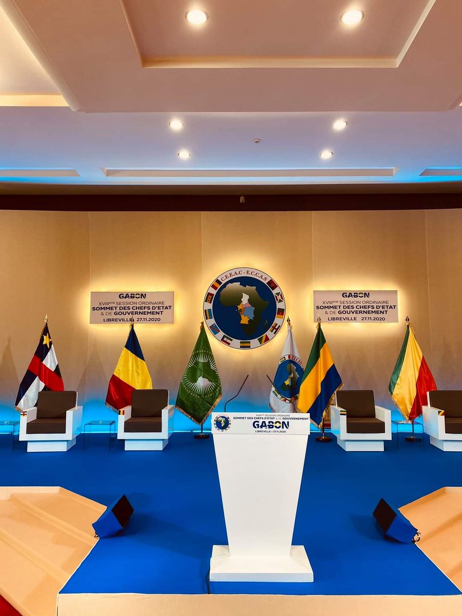 Sous la présidence du Chef de l'Etat, <a href="/PresidentABO/">Ali Bongo Ondimba</a>, Président en exercice de la <a href="/CEEAC_ECCAS/">CEEAC_ECCAS</a> notre pays abrite ce jour, la 18ème session ordinaire du Sommet des Chefs d'Etat et de Gouvernement de la #CEEAC.
<a href="/PresidenceGA/">Présidence de la République Gabonaise</a> <a href="/OssoukaRaponda/">Rose Christiane Ossouka Raponda</a> <a href="/DiplomatieGabon/">Ministère des Affaires Étrangères</a> <a href="/pmoubelet/">pmoubelet</a> <a href="/JessyeElla/">Jessye Ella Ekogha</a>