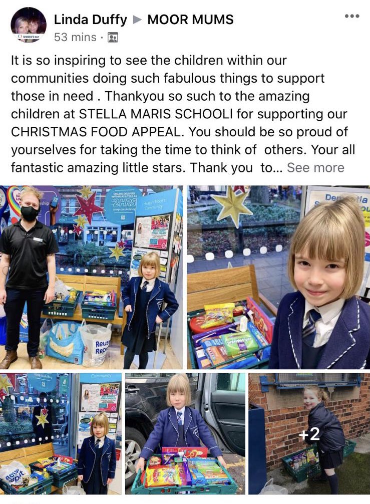 Well done to everyone involved! What a #fantastic endorsement of all the effort our children &amp; families put into support the wider #community. Big Pat on the back 👏🏼