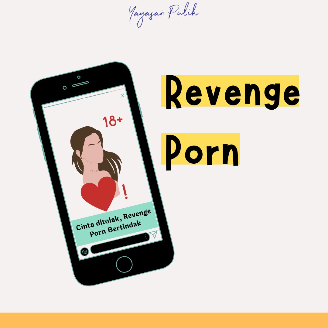 YayasanPulih's tweet image. Revenge Porn atau tindakan pelecehan seksual yang dilakukan dengan mengirimkan atau menyebarluaskan foto-foto seseorang yang pribadi atau intim ke sebuah media platform. Hal ini biasanya dilakukan untuk mengancam atau menghina orang yang menjadi korban. 
-A Thread-
