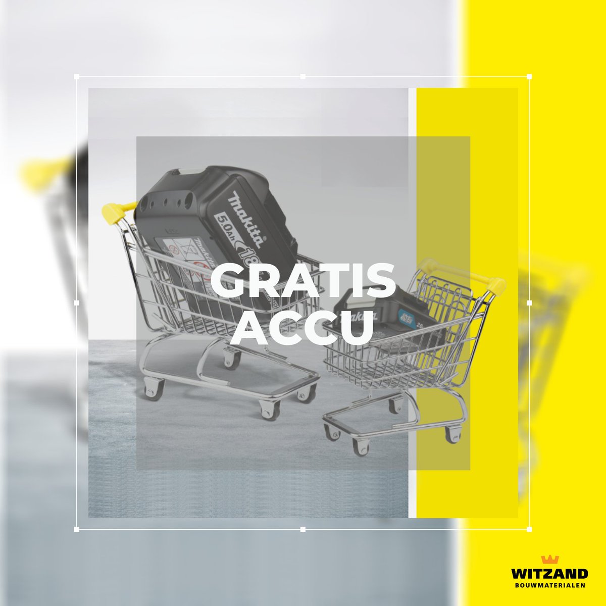 De GRATIS ACCU actie van Makita!

- Actie vanaf 1 december 2020
- Actie geldt op alle machines met een adviesprijs van minimaal €90,-💶
- De accu wordt rechtsreeks opgestuurd naar de eindgebruiker nadat deze aankoop is geregistreerd. 

Voor meer info: Link in bio!🔗