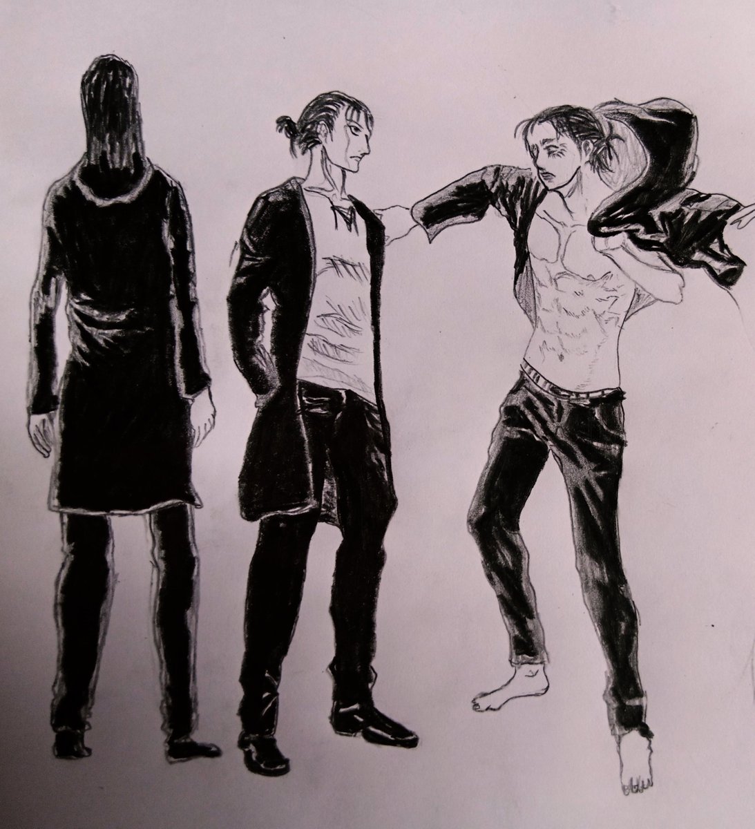 AyoubYeager's tweet photo. #AttackonTitan134  #aot134spoilers #shingekinokyojin  #SNK #حرق_هجوم_العمالقة 
مو�� حلو تنزل تصاميم الشخصيات بدون العراب 
عشان هيك حاولت أرسم تصاميم له رغم أنها بيض بس أرجو أن تتقبلوها 😅 https://t.co/xi9LUrVNjo
