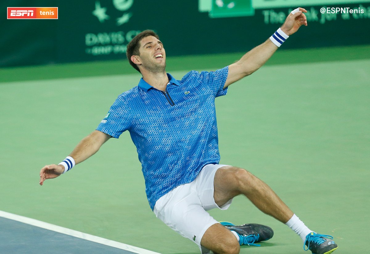 ESPNtenis's tweet photo. 4️⃣ AÑOS 🏆🇦🇷

El 27 de noviembre de 2016 Argentina venció 3-2 a Croacia en Zagreb y levantó por primera vez en su historia la Ensaladera de Plata. ✨

#TBTenis https://t.co/27OHC6TzrB