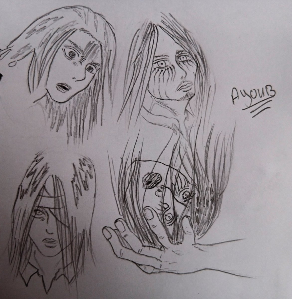 AyoubYeager's tweet photo. #AttackonTitan134  #aot134spoilers #shingekinokyojin  #SNK #حرق_هجوم_العمالقة 
مو�� حلو تنزل تصاميم الشخصيات بدون العراب 
عشان هيك حاولت أرسم تصاميم له رغم أنها بيض بس أرجو أن تتقبلوها 😅 https://t.co/xi9LUrVNjo