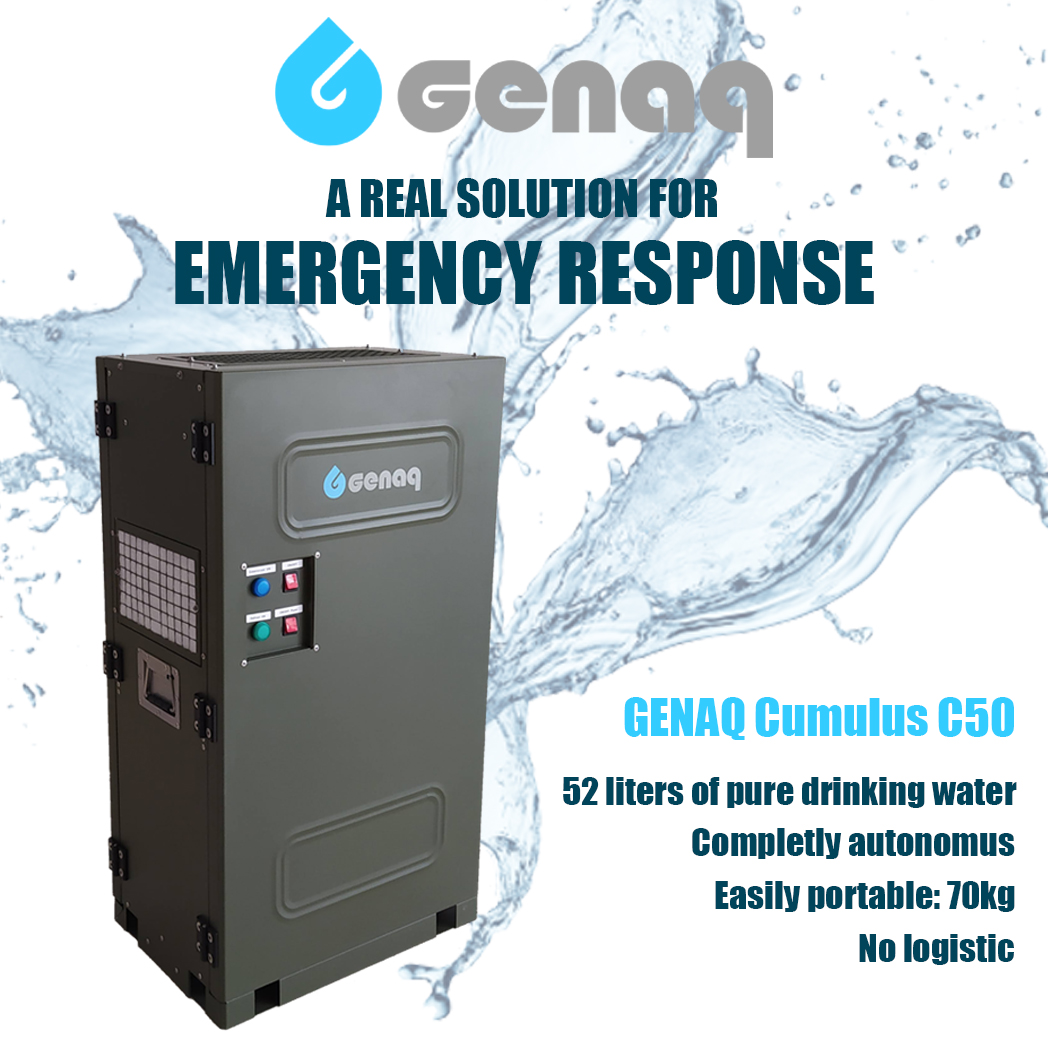 Do you know the applications of our #GENAQ 𝐂𝐮𝐦𝐮𝐥𝐮𝐬 𝐂𝟓𝟎? It is ideal for #Defense and #DisasterRelief: #RefugeeCamps, #MobileHospitals, #MilitaryCamps, #HumanitarianCamps, #RemoteBases, #DisasterRelief: #Fires, #Earthquakes, #Floods, #Hurricanes, #EmergencyFirstResponse https://t.co/dzWBwICRUV