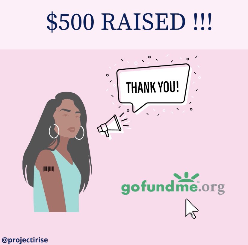 I’m happy to announce that I achieved my goal of raising $500 to assist survivors of human trafficking in removing their branding tattoos. THANK YOU to everyone who helped me in achieving this goal! 

#HumanTrafficking
#ProjectRise