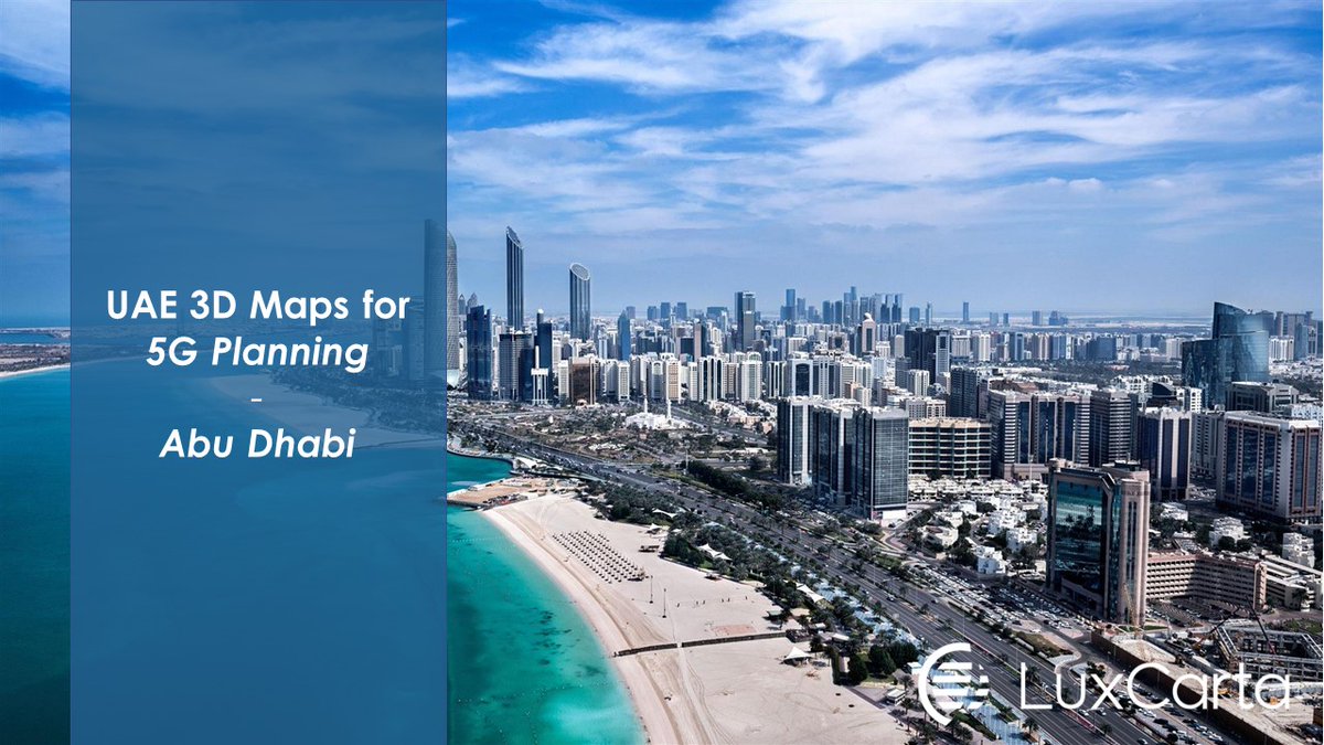 One year ago (Dec. 2019), the #5G coverage in #UAE was already over 80% in cities! See some captures of #LuxCarta's 5G #map of Abu Dhabi, leveraged by operators to accurately plan their 5G rollout and guarantee the best coverage and network quality.
#abudhabi #5Gmaps #rfplanning