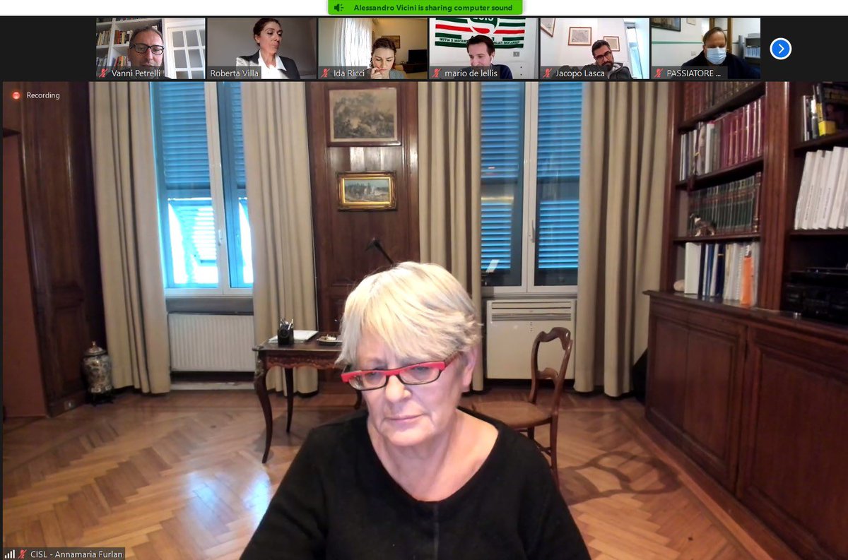 Oggi partecipo da remoto all’iniziativa della <a href="/FilcaCisl/">Filca Cisl Nazionale</a>, #AgoràFilca, un momento importante di approfondimento, di confronto e di elaborazione di questa importante categoria della <a href="/CislNazionale/">CISL Nazionale</a>