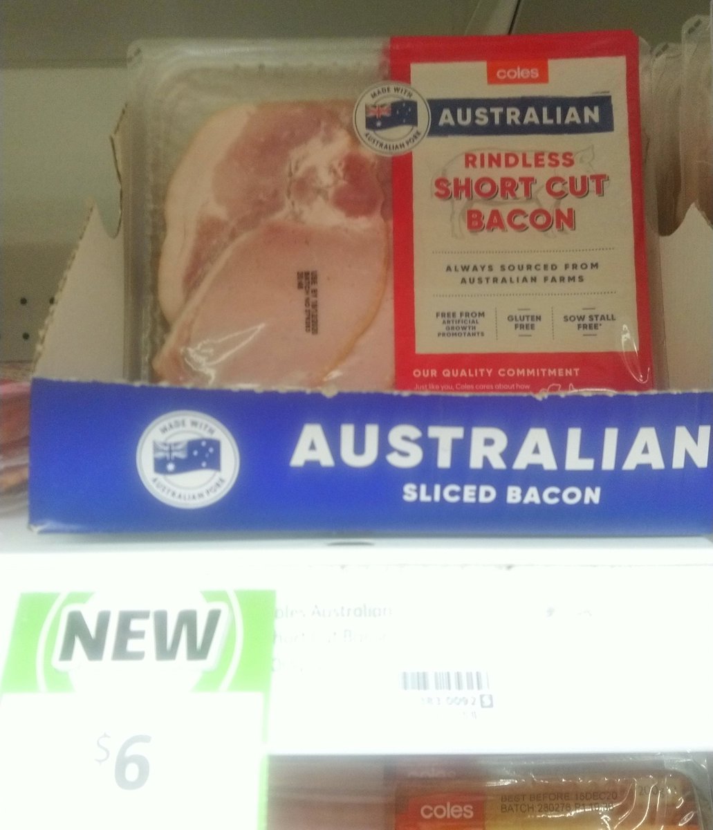 NEW!

Happy #AustraliaDay! 🇦🇺 

WE win again, this time with BACON 🥓! 

WE won by checking & rejecting foreign mystery meat. 

WE win OUR NATION back by checking & replacing ALP/LNP globalism parties with Australian loyalists.

#BeAustralian
#BuyAustralian
#VoteAustralian
🙏