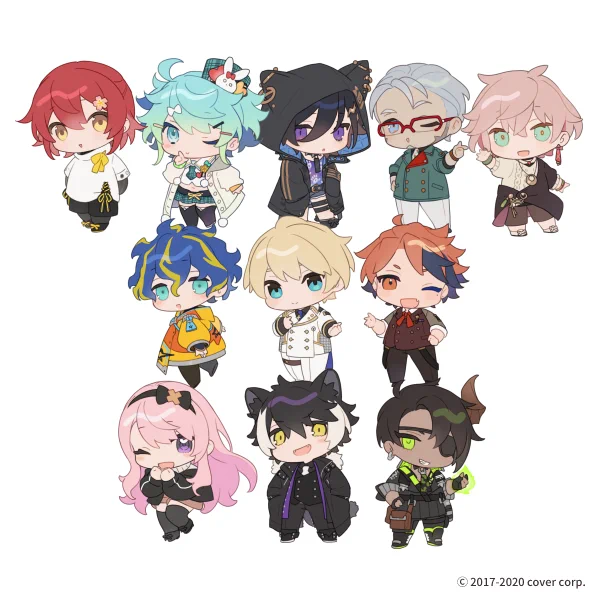 ホロスターズ様の1周年記念グッズ描かせて頂きました?‍♀️一部再販中とのことでぜひぜひ?‍♀️?‍♀️✨✨ 