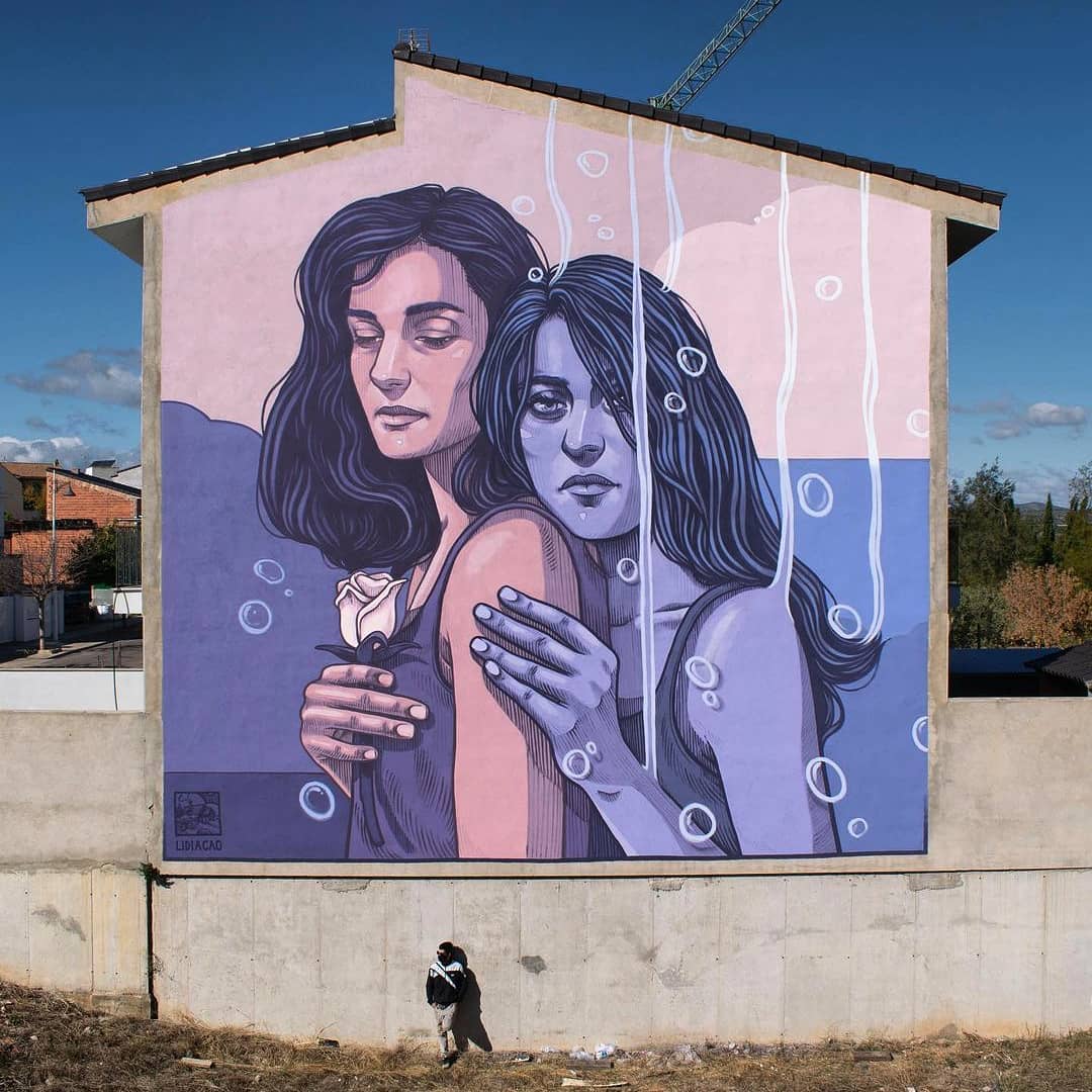 brababella's tweet photo. #Streetart by #LidiaCao @ #Cheste, Spain, for #GraffiteaCheste
https://t.co/x8qhHpUL8O #arteurbana #urbanart #murals #muralism @lidiacao_ https://t.co/2mQVhGzv9G