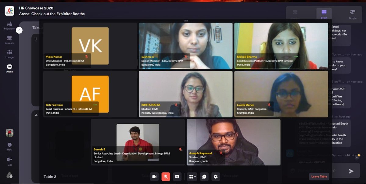nhrdbangalore's tweet photo. Mehak Sharma, Lead Business partner, HR, Infosys BPM Limited, showcased their plans of acquisition of 1400+ employees with job architecture. Project Shawnerock was designed to venture with employees globally to uplift the skillset.  #HRShowcase2020 #nhrdn #HR #airmeet https://t.co/dMMy3b2y7D